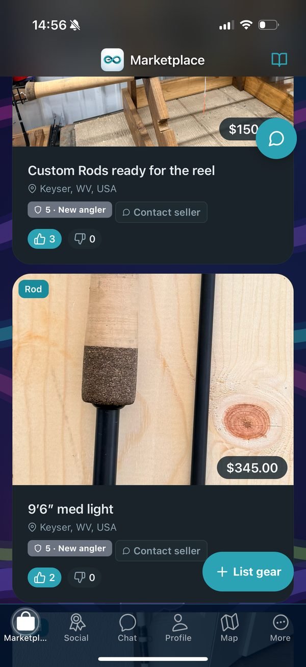 Marketplace screen